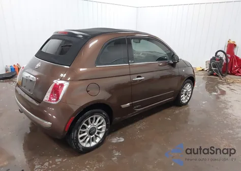 2012 Fiat 500C Lounge from USA, damaged, VIN 3C3CFFER7CT119035